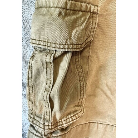 Aeropostale Cargo Shorts Khaki Tan Mens Size 27 Pockets Utility Work Casual - Picture 2 of 6